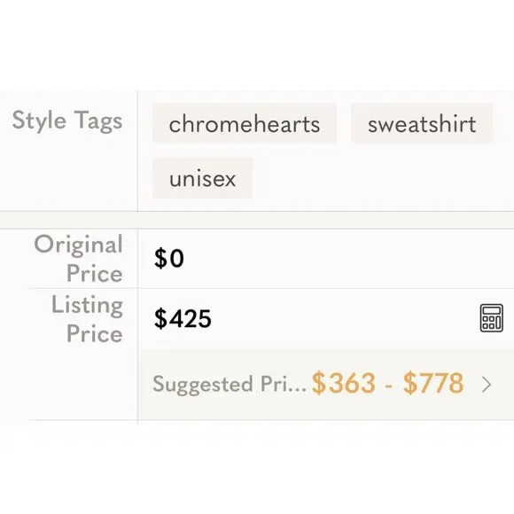 Authentic Chrome Hearts Side Zip Sweatshirt Cross Motif Made in Hollywood S NWOT - Picture 2 of 14